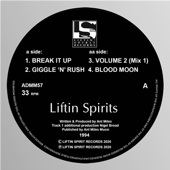Liftin Spirits - Break it Up/Giggle N Rush/Vol 2 (Mix 1)/Blood Moon (1994) - Liftin Spirits Records Liftin Spirits - Break it Up/Giggle N Rush/Vol 2 (Mix 1)/Blood Moon (1994) - Liftin Spirits Records