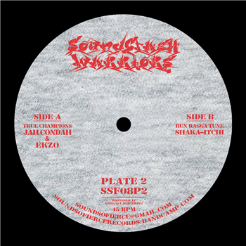 SOUNDCLASH WARRIORS - JAH CONDAH/SHAKA-ITCHI (Small Hole Red Vinyl) - Sound So Fierce Records