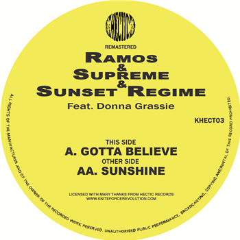 Ramos & Supreme & Sunset Regime - Remastered EP - Kniteforce / Hectic Records