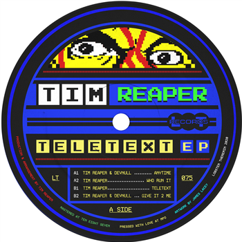 Tim Reaper - Teletext EP [blue marbled vinyl] - Lobter Theremin