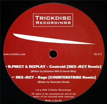Su3-ject / N.phect & Dizplay - Trickdisc Recordings