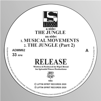 Release - The Jungle b/w Musical Movements/The Jungle Pt.2 (1993) - Liftin Spirit Records