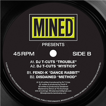 Various Artists - MINED010 - (DJ T-Cuts, Fend!-K & Disdained) - Mined