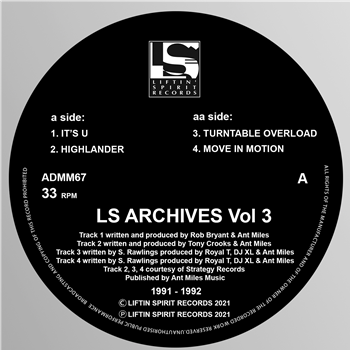 Various Artists - LS Archives Vol 3 (1991/1992) - Liftin Spirit Records
