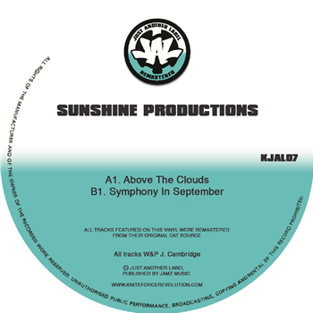 Sunshine Production - Above The Clouds EP - Kniteforce/ Just Another Label Records Sunshine Production - Above The Clouds EP - Kniteforce/ Just Another Label Records