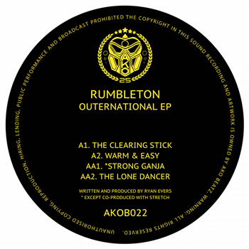 Ako Beatz Presents: - Rumbleton - Outernational EP(Yellow & Black Vinyl) - AKO Beatz