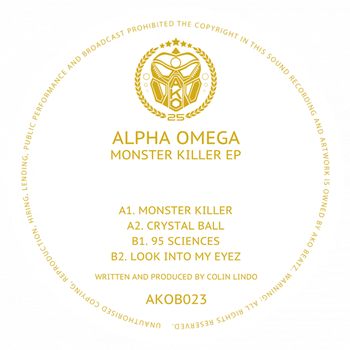 Ako Beatz Presents: Alpha Omega - Monster Killer EP (Red Vinyl) - AKO Beatz