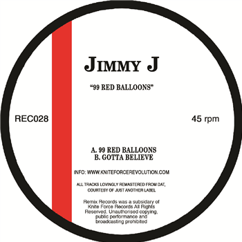 Jimmy J - 99 Red Balloons EP - Remix Records