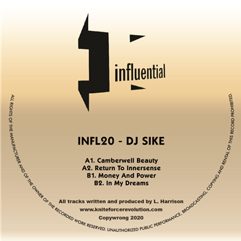 DJ Sike - Camberwell Beauty EP - Kniteforce / Influential Records