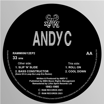 Andy C - Slip ‘N’ Slide / Roll On - Liftin Spirit Records/Ram Records
