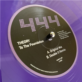 Theory - To The Foundation (Incl Double O Remix) (Heavyweight Purple Vinyl) - 444 Music