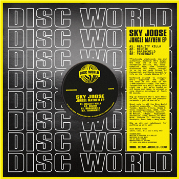 SKY JOOSE - JUNGLE MAYHEM EP - Discs Of The World SKY JOOSE - JUNGLE MAYHEM EP - Discs Of The World