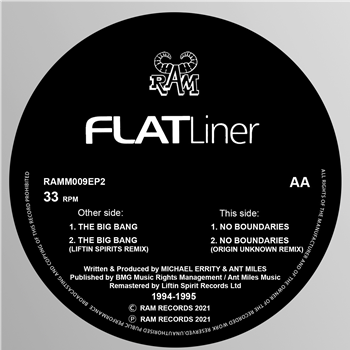 Flatliner The Big Bang / No Boundaries - Liftin Spirit Records / Ram Records