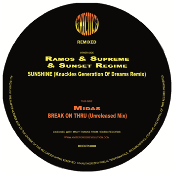 Ramos & Supreme & Sunset Regime / Midas - Limited 10" EP - Kniteforce / Hectic Records