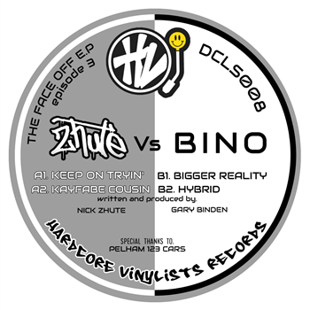 Zhute Vs Bino - The Face Off EP (Episode 3) - Hardcore Vinylists Records Zhute Vs Bino - The Face Off EP (Episode 3) - Hardcore Vinylists Records