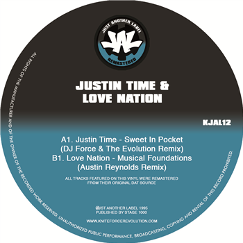 Justin Time & Love Nation - Sweet In Pocket Remix 10" - Kniteforce / Just Another Label