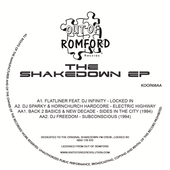 Various Artists - The Shakedown EP - Kniteforce / Out Of Romford Records Various Artists - The Shakedown EP - Kniteforce / Out Of Romford Records