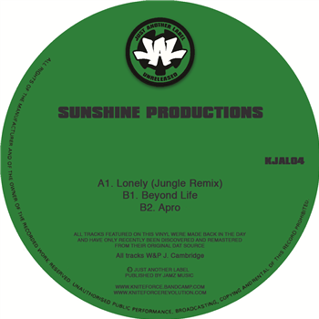 Sunshine Productions - Beyond Life EP - Kniteforce / Just Another Label