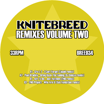 Various Artists - Knitebreed Remixes Volume Two EP (Yellow Vinyl) - Kniteforce / Knitebreed Records Various Artists - Knitebreed Remixes Volume Two EP (Yellow Vinyl) - Kniteforce / Knitebreed Records