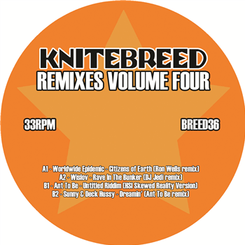 Various Artists - Knitebreed Remixes Volume Four EP (Orange Vinyl) - Kniteforce / Knitebreed Records Various Artists - Knitebreed Remixes Volume Four EP (Orange Vinyl) - Kniteforce / Knitebreed Records