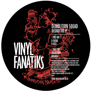 Demolition Squad - Destructive EP (180G) - Vinyl Fanatiks