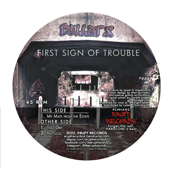 Bullet S - The First Sign Of Trouble - Zwart Goud