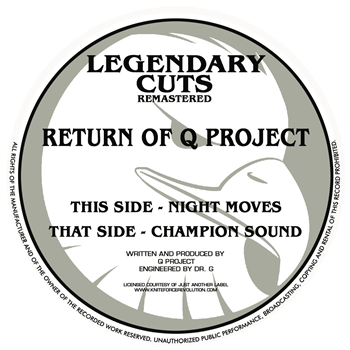 Q Project - Return Of Q Project - Kniteforce / Legendary Records Q Project - Return Of Q Project - Kniteforce / Legendary Records