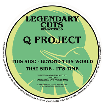 Q Project - Beyond This World EP - Kniteforce / Legendary Records Q Project - Beyond This World EP - Kniteforce / Legendary Records