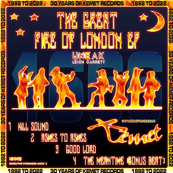 Uneak - 1666 The Great Fire Of London EP - Kemet Records