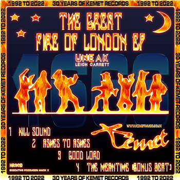 Uneak - 1666 The Great Fire Of London EP - Kemet Records Uneak - 1666 The Great Fire Of London EP - Kemet Records