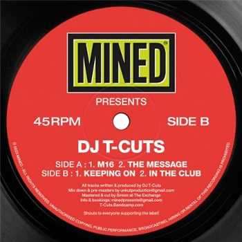 DJ T-CUTS - Mined 015 - Mined Records DJ T-CUTS - Mined 015 - Mined Records