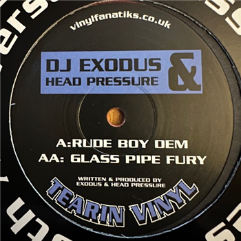 DJ Exodus & Head Pressure (180G Red Vinyl) - Tearin Vinyl DJ Exodus & Head Pressure (180G Red Vinyl) - Tearin Vinyl