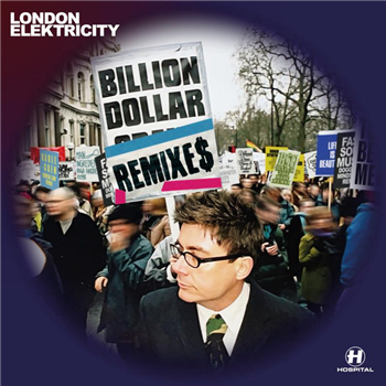 LONDON ELEKTRICITY - BILLION DOLLAR REMIXE$ - VA - (PINK TRANSPARENT VINYL) - Hospital Records