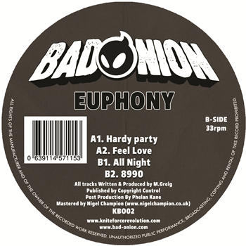 Euphony - 89.90 EP - Bad Onion Records Euphony - 89.90 EP - Bad Onion Records