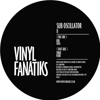 Sub Oscillator - II EP - Vinyl Fanatiks