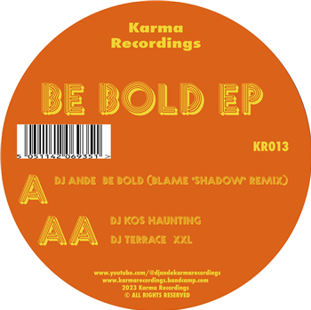 Various Artists - Be Bold EP - Karma Recordings