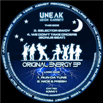 Uneak - Original Energy EP - Kemet