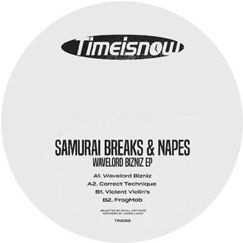 Samurai Breaks & Napes - Wavelord Bizniz EP [marbled blue vinyl] - Time Is Now