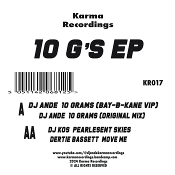 Various Artists - 10 G’s EP - Karma Recordings