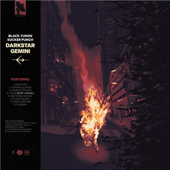 Black Yukon Sucker Punch - Darkstar Gemini [purple marbled vinyl / printed sleeve / incl. DL code] - Yukon Punch Recordings