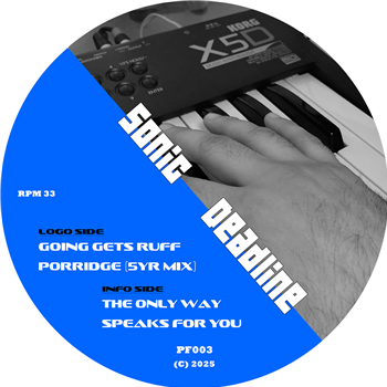 Sonic Deadline - Going Gets Ruff EP (Clear Blue Vinyl) - Party Force Sonic Deadline - Going Gets Ruff EP (Clear Blue Vinyl) - Party Force