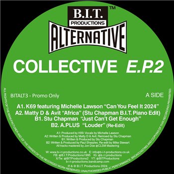 Various Artists - COLLECTIVE E.P.2 [marbled vinyl] - B.I.T. Productions