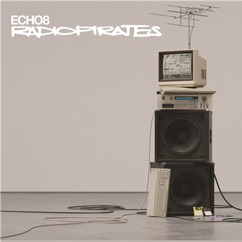 Echo 8 - Radio Pirates (Clear Orange Vinyl) (2x12" Vinyl) - Kniteforce White Recordings
