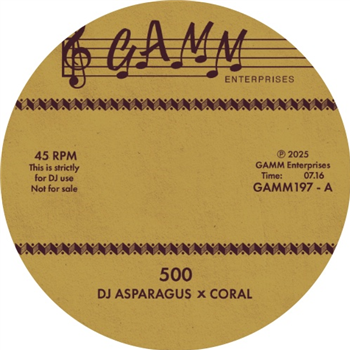 DJ ASPARAGUS X CORAL - G.A.M.M