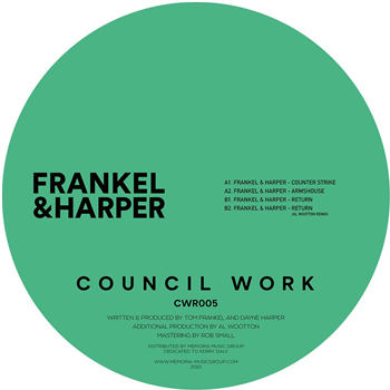 Frankel & Harper - Return EP (incl. Al Wootton remix) - Council Work