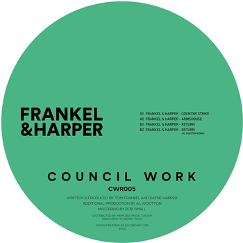 Frankel & Harper - Return EP (incl. Al Wootton remix) - Council Work Frankel & Harper - Return EP (incl. Al Wootton remix) - Council Work