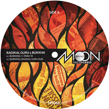 Radikal Guru & Bukkha - Burning (Black Vinyl) - Moonshine Recordings
