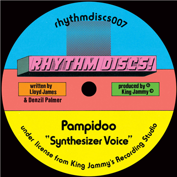 Pampidoo - Synthesizer Voice (Remastered 2023 w/ Legowelt Remix) - 10" - Rhythm Discs!