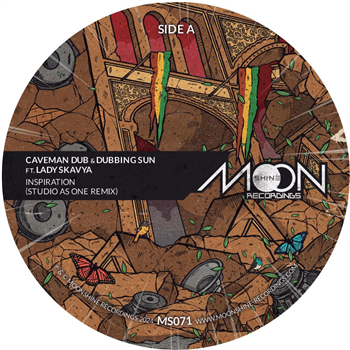 Caveman Dub / Dubbing Sun feat. Lady Skavya - Inspiration - 7" - Moonshine Recordings
