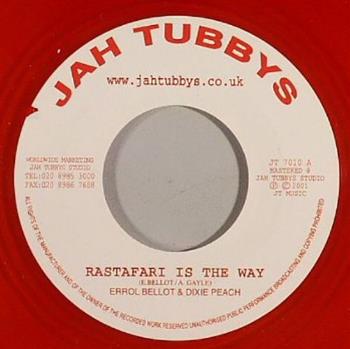 Errol Bellot & Dixie Peach / Disciples Ridim Section (7" Red Vinyl) - Jah Tubbys Errol Bellot & Dixie Peach / Disciples Ridim Section (7" Red Vinyl) - Jah Tubbys